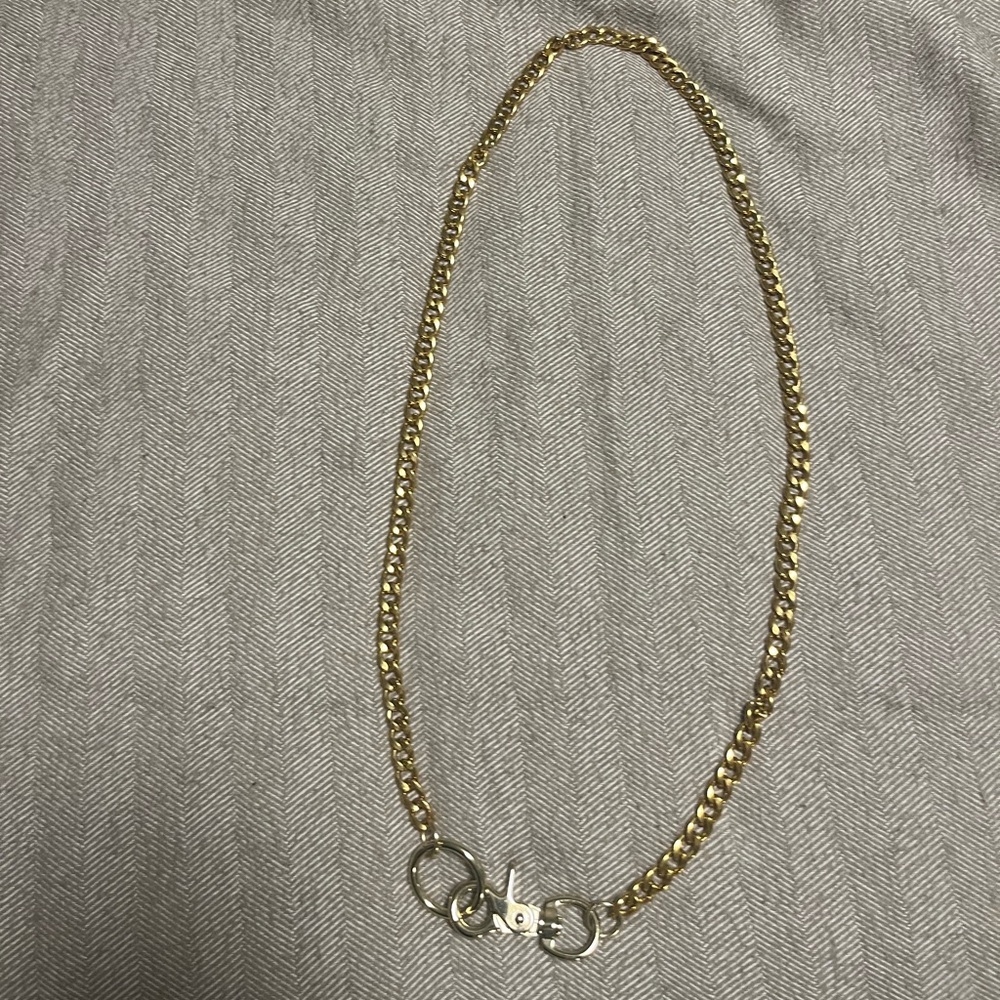 NWOB Loop Choker Gold Wrap Necklace by Luneprint - Picture 4 of 4